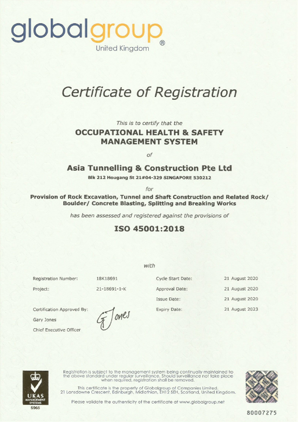 ATC ISO 45001 Cert Yr 2020