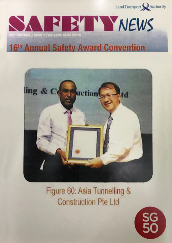 Safety Award from LTA